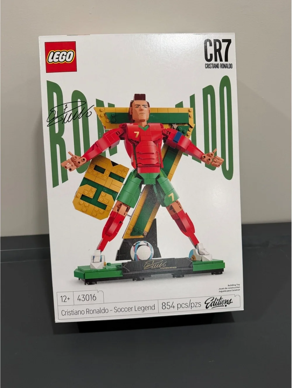 LEGO 43016 Cristiano Ronaldo CR7 Soccer Legend New Sealed FIFA World Cup 2026